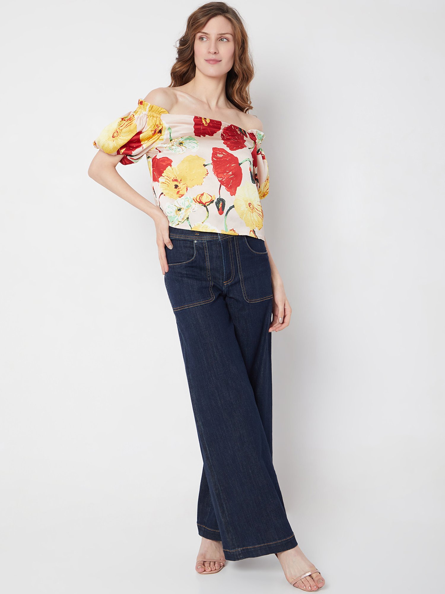 Vero Moda Multicolor Floral Print Top