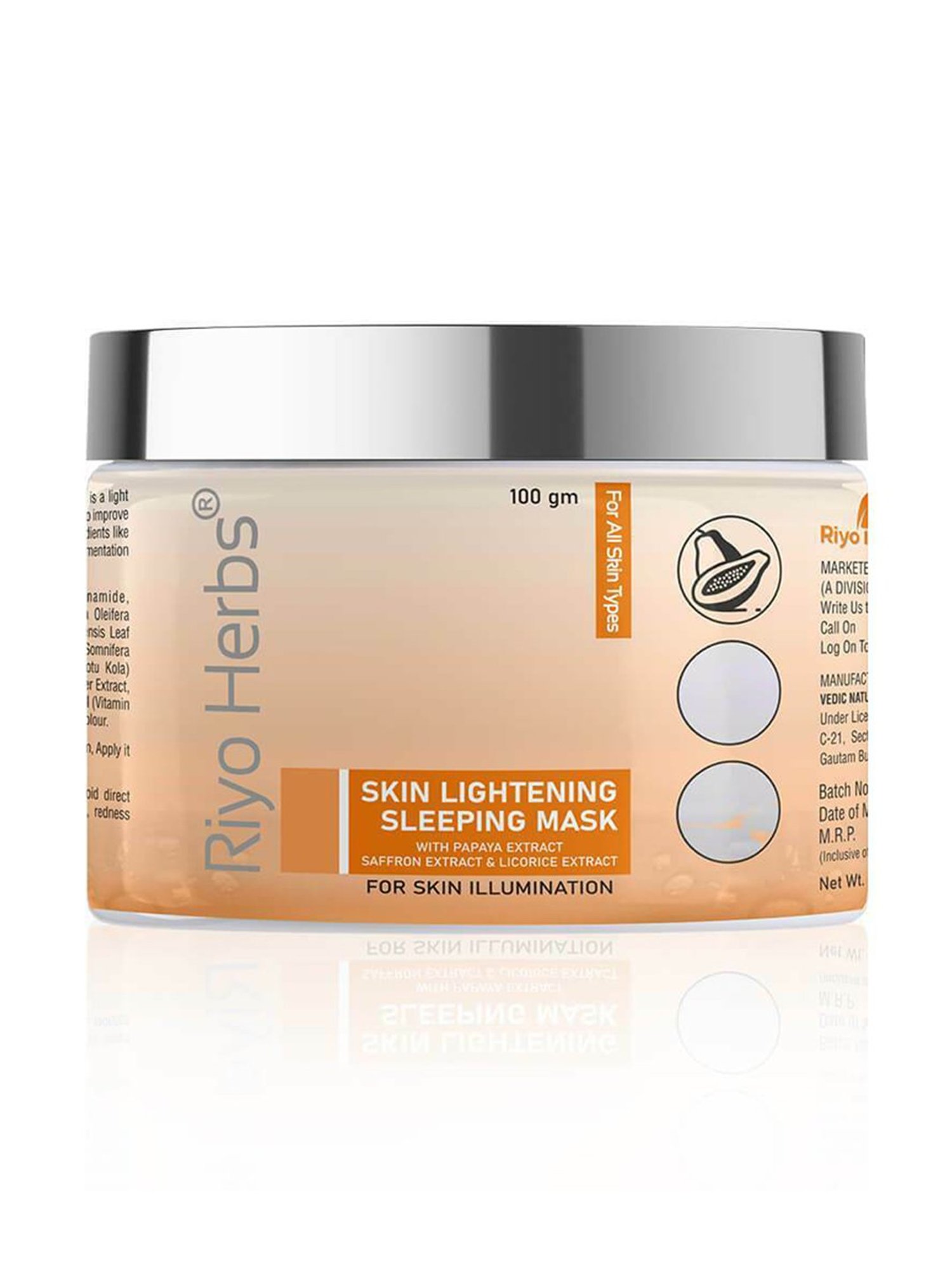 Riyo Herbs Lightening Sleeping Mask - 100 gm