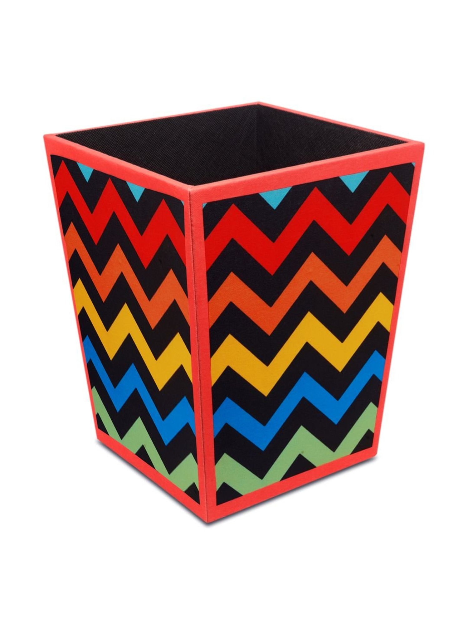 SEJ by Nisha Gupta Multicolor Wooden Open Dry Bin - 11.5 Litres