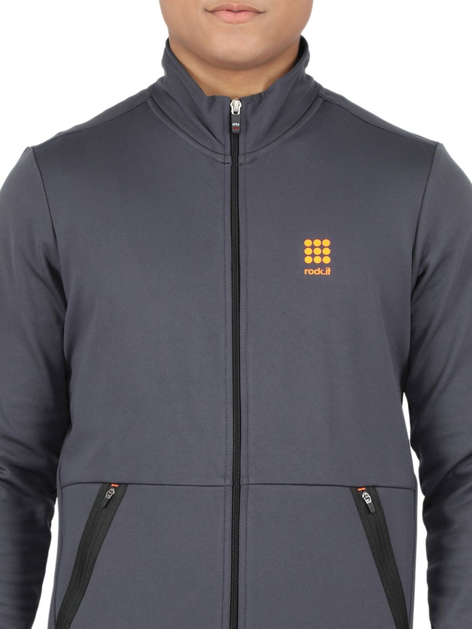 Forca Black Regular Fit Printed Sweatshirt