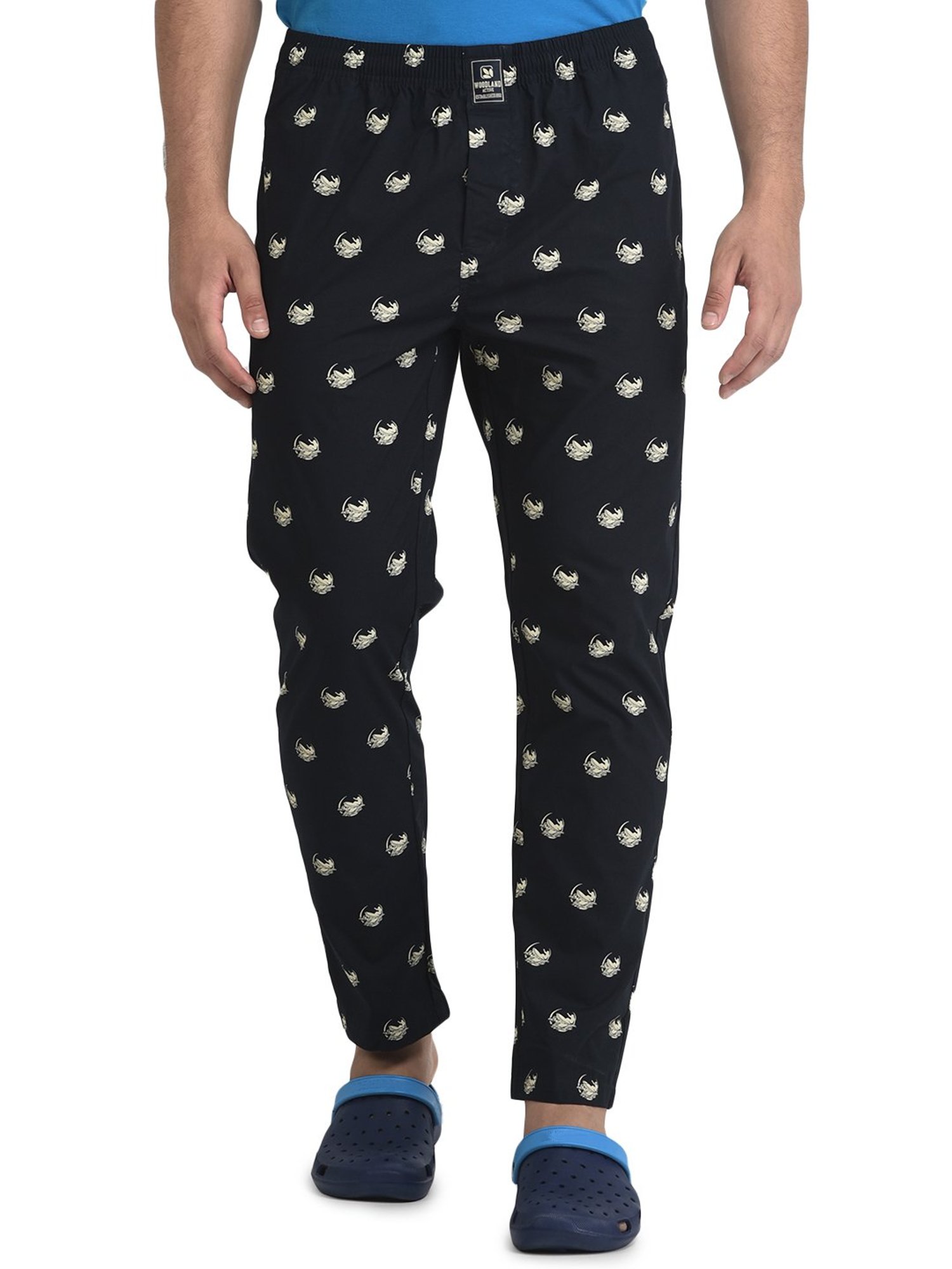 Woodland Navy Printed Pyjamas