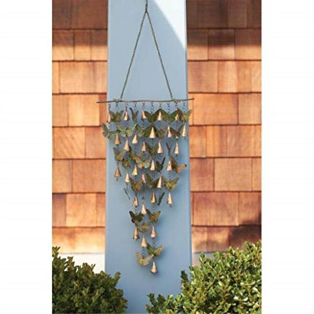 ancient graffiti ancientag1109 shimmering bells butterflies set of 1