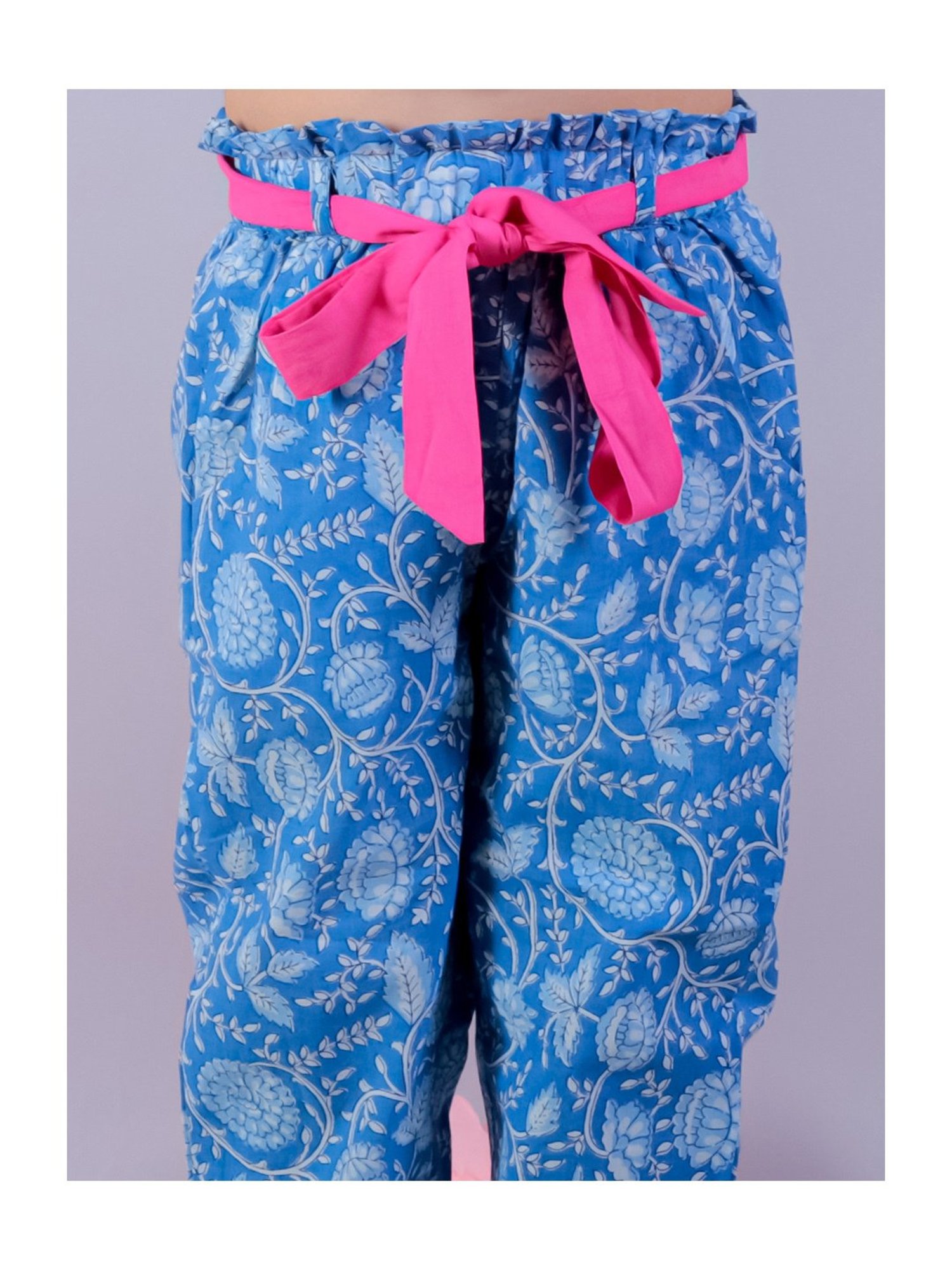 Akkriti by Pantaloons Kids Red & Cream Embroidered Kurta Set