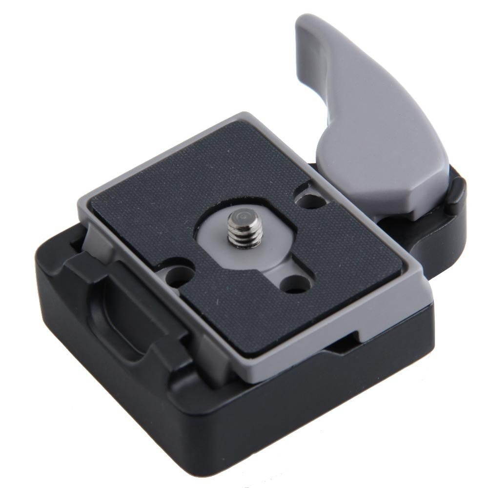 koolehaoda Camera Quick Release Adapter For Manfrotto Tripod 200PL-14 Compat Plate (black)