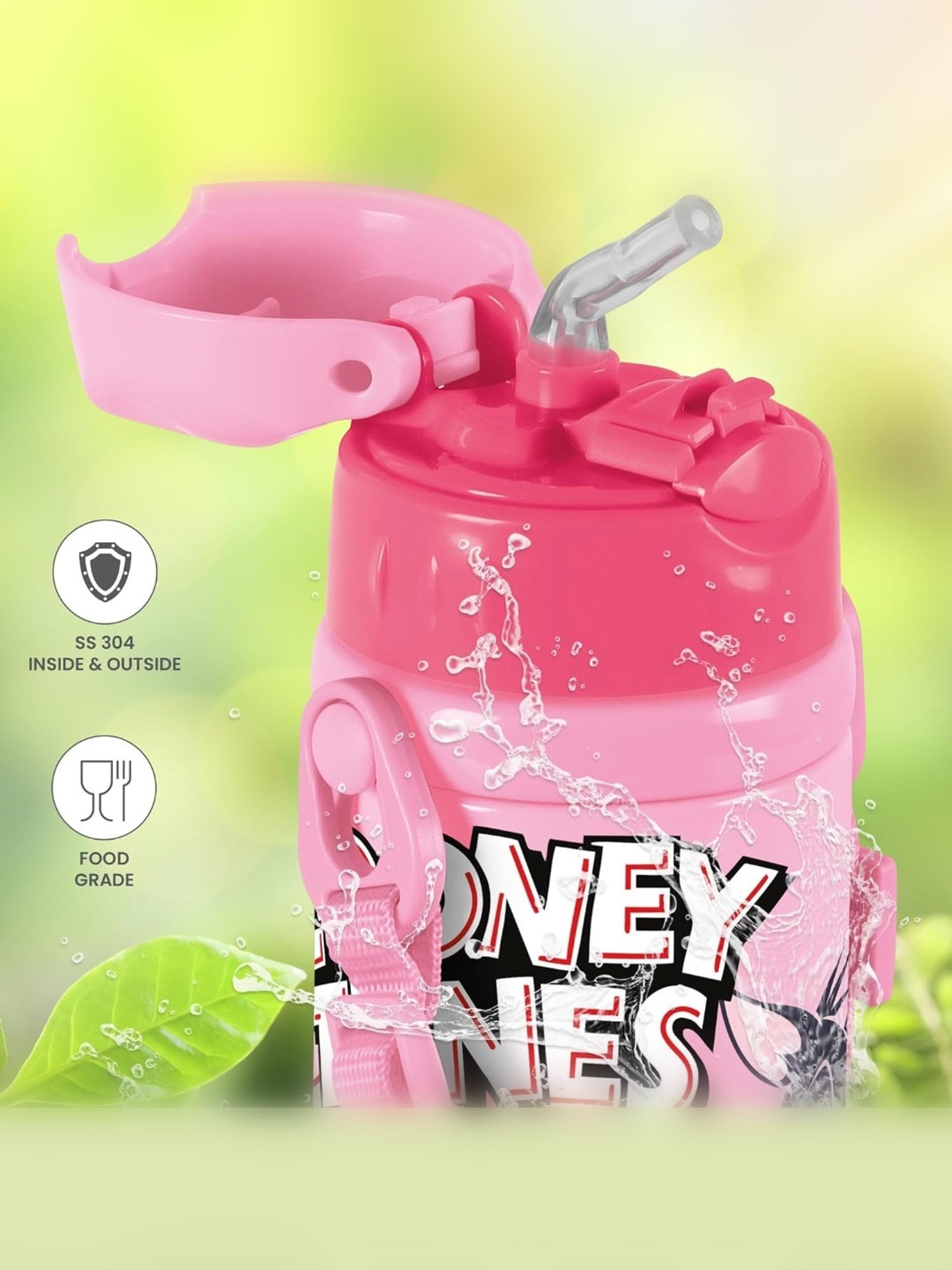 Milton Elfin Silver Stainless Steel Insulated Water Bottle (160 ml) - Set of 1