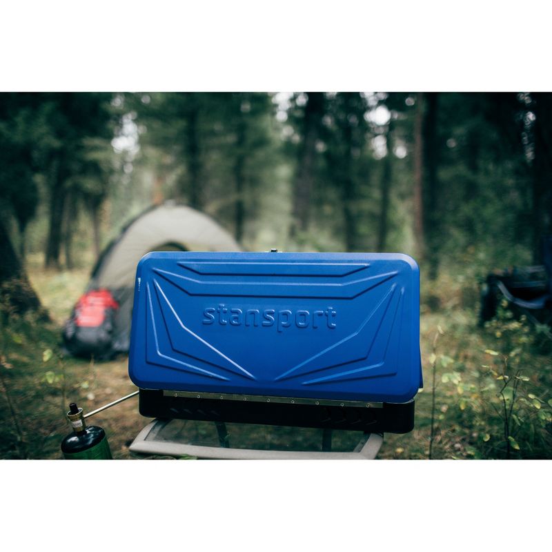 Stansport Double Burner Propane Stove Blue