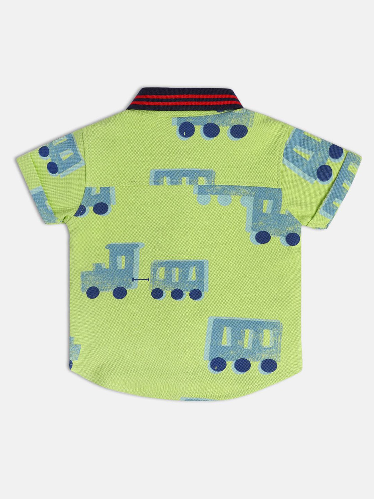 MINIKLUB Kids Green Printed Shirt