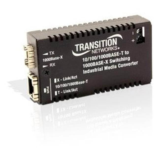 Transition Networks Hardened Mini 10/100/1000 Bridging Media Converter