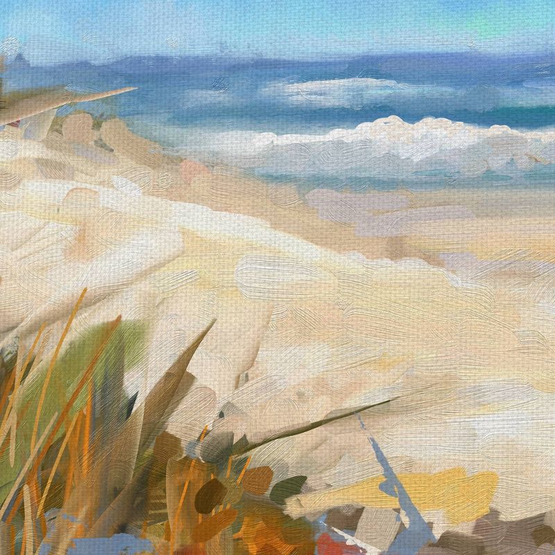 24" x 48" Seaside Colors by Studio Arts Art on Canvas - Fine Art Canvas