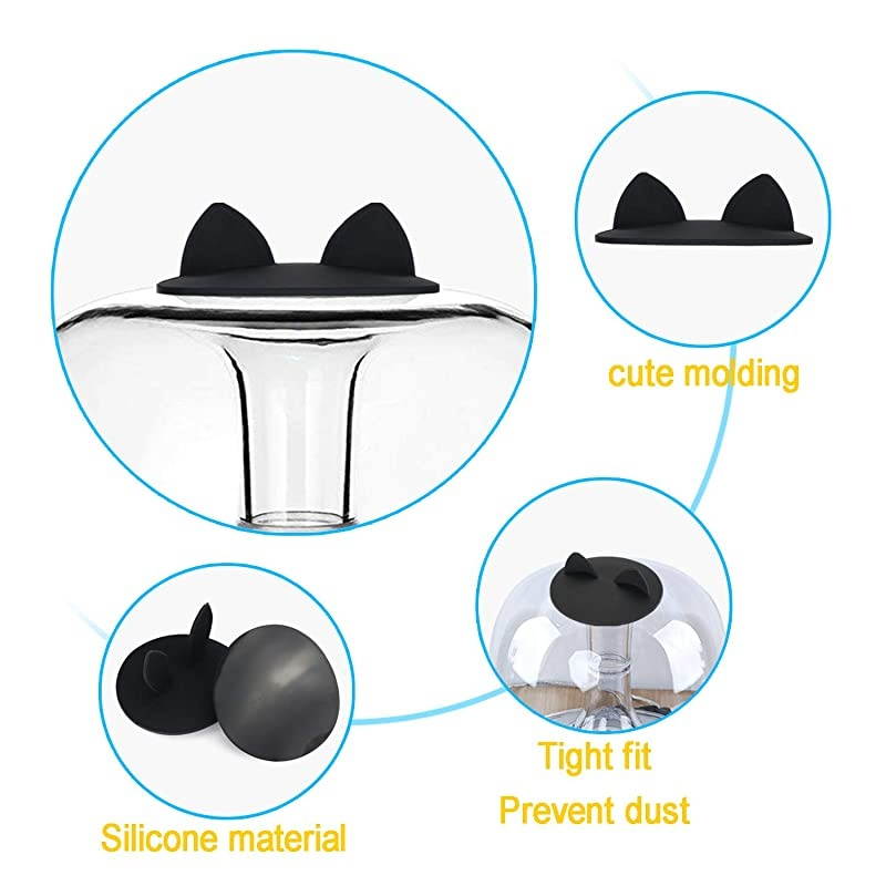 Kardon Speaker Antidust Cover Silicone Lip for Kardon Soundsticks II III and Aura Studio 1 2 Bluetooth Transparent Speaker System Cat Black