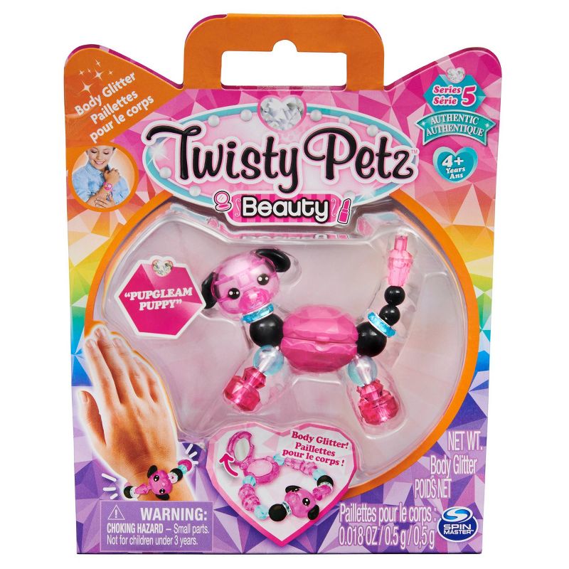 Twisty Petz Beauty S5  Puppy Collectible Bracelet with Body Glitter