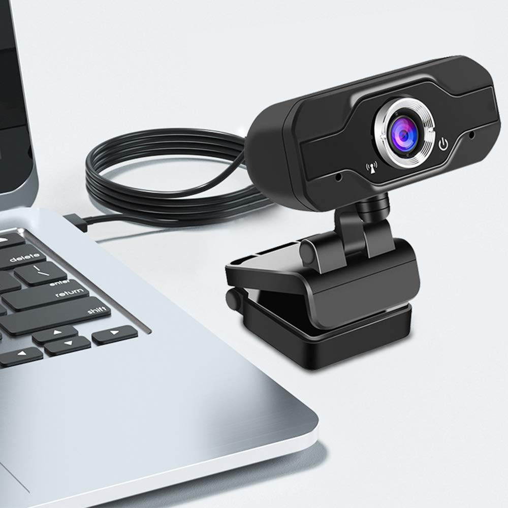 USB Webcam with Microphone, Full HD 1080P Computer Camera Live Stream Camera,Widescreen Video Calling and Recording,Webcam for Laptop and Desktop