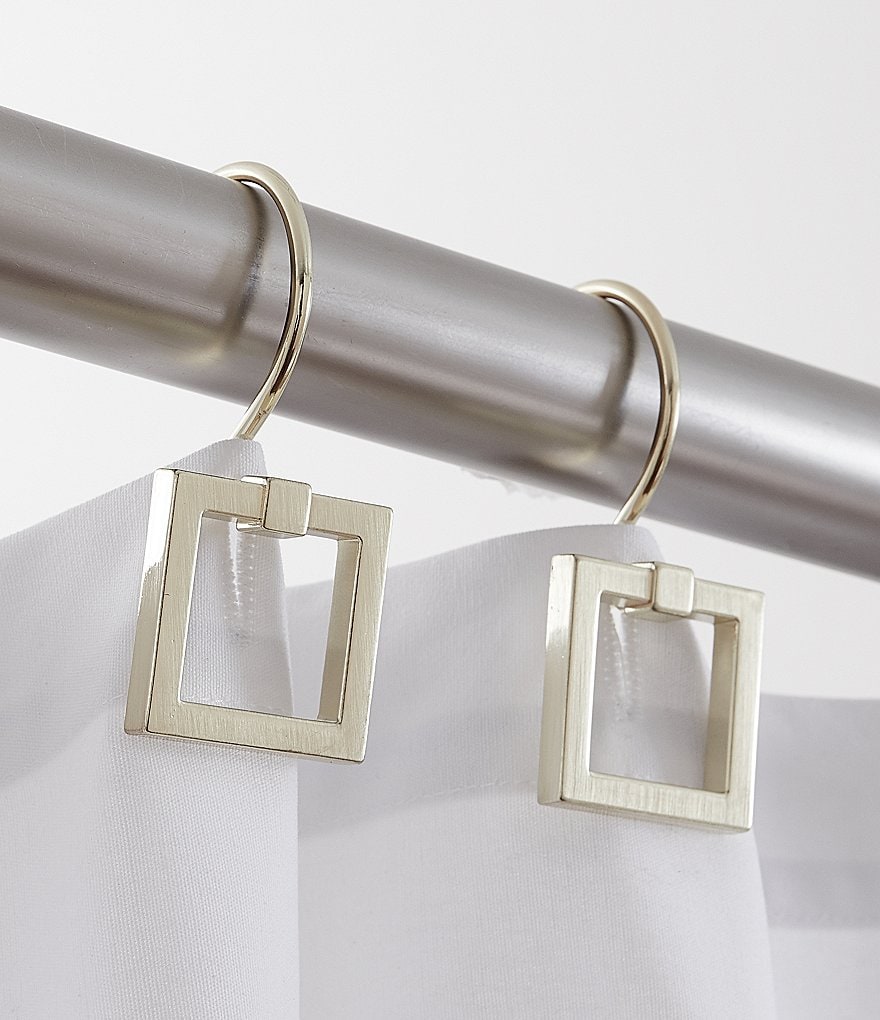 Jonathan Adler Square Door Knocker Shower Curtain Hooks