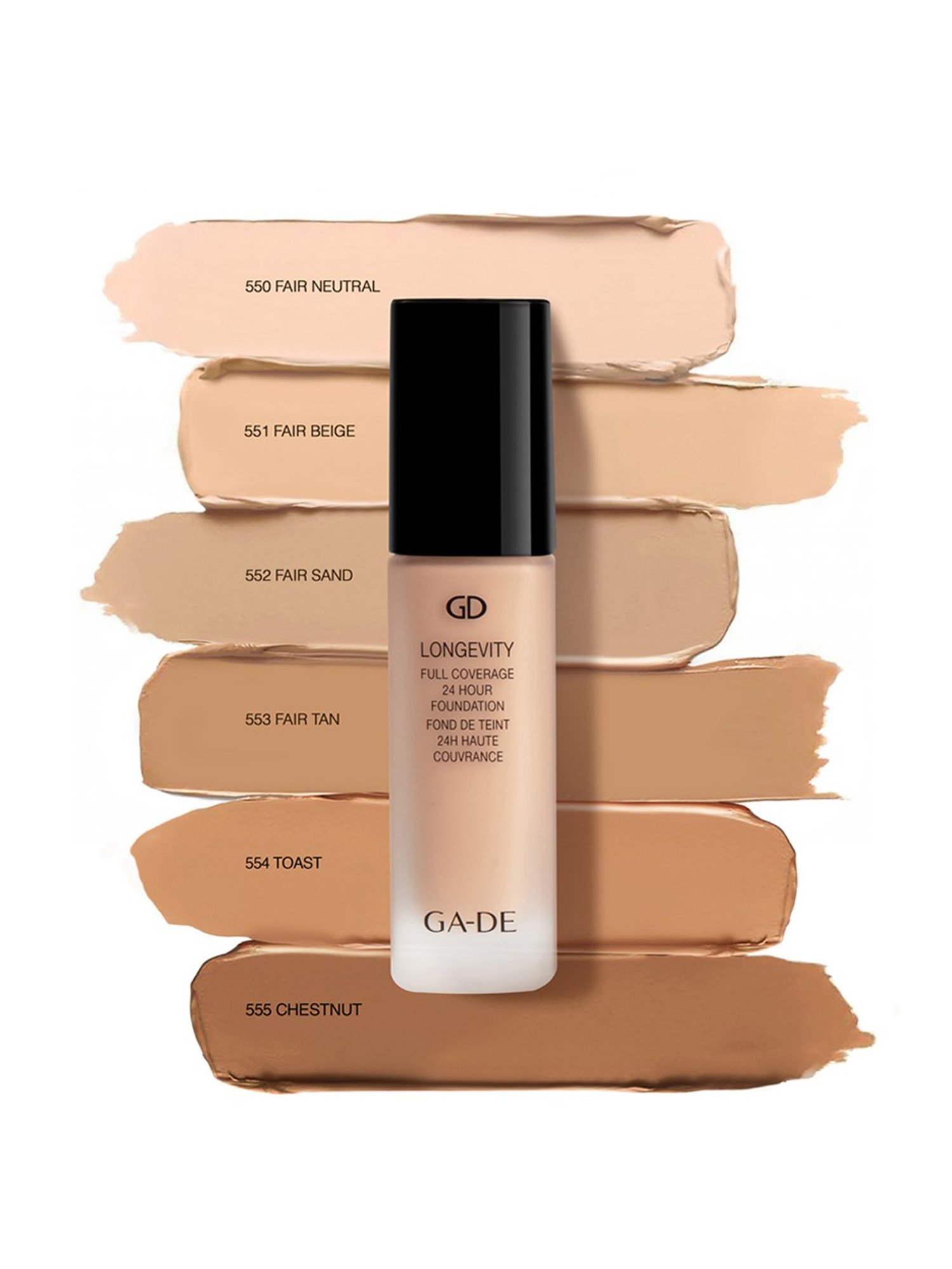 GA-DE Longevity Full Coverage 24 Hour Foundation 551 Fair Beige - 30 ml