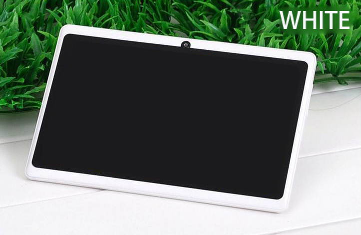 Mini Tablet 7 Inch 8G Mini Baby 1.3GHz 7 Inch 5-7 hours Tablet White TABLET-Q88-W