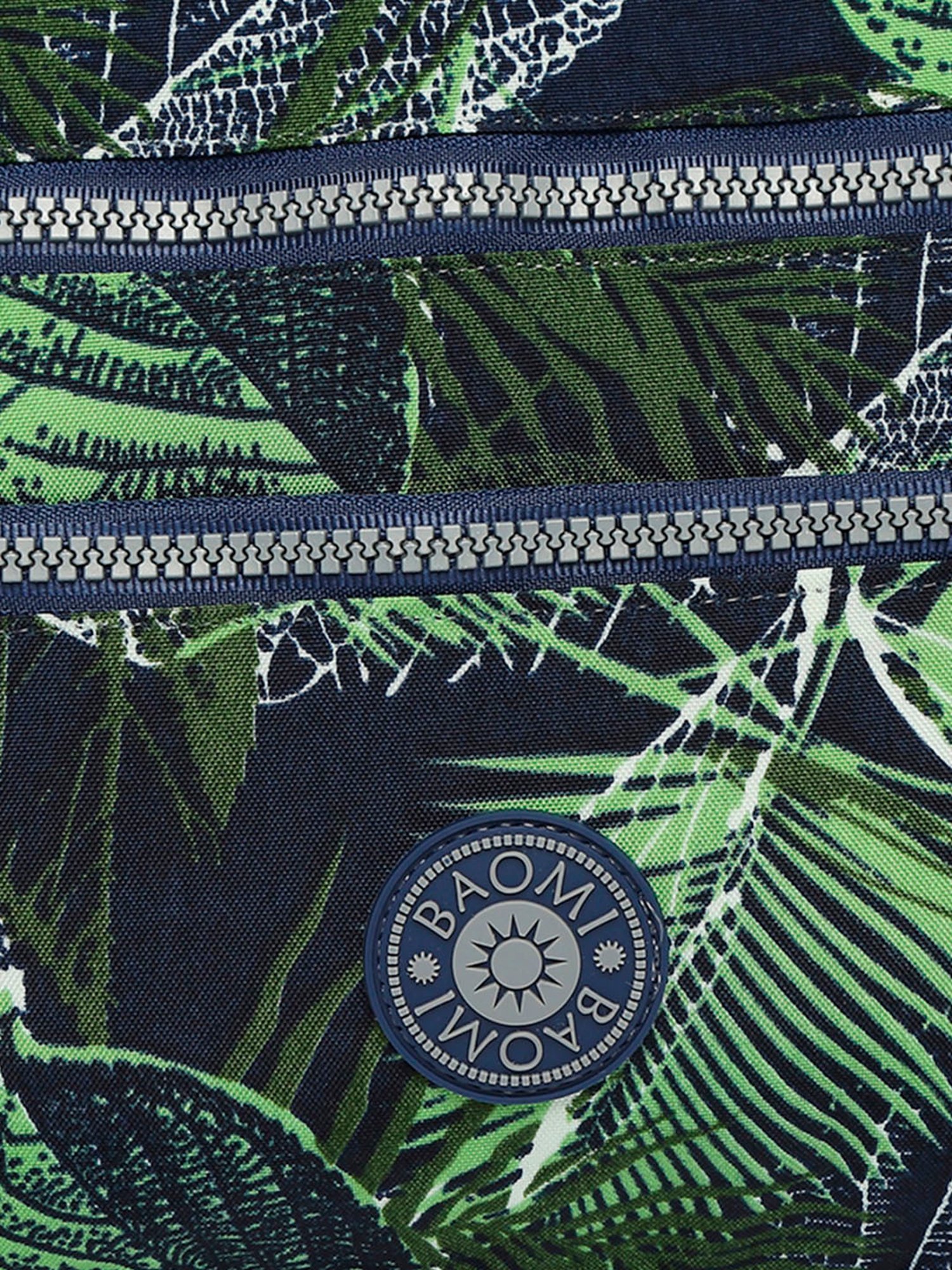 Baomi Blue & Green Printed Medium Sling Handbag