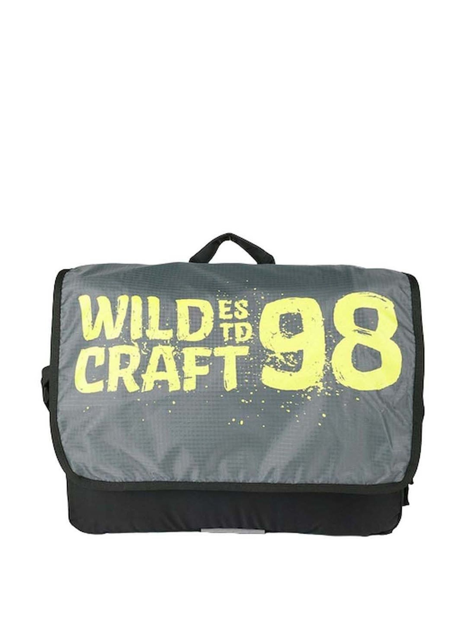 Priority Black Synthetic Large Messenger Bag