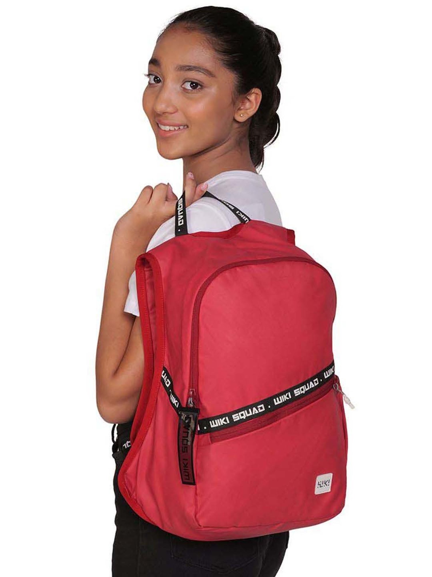 Wiki Snappy Red Medium Backpack