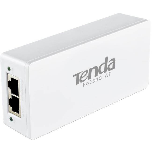 Tenda POE30G-AT Power-Over-Ethernet Injector , IEEE802.33af compatible, 10/100/1000Mbps RJ45 Poer, 1000M PoE Extension