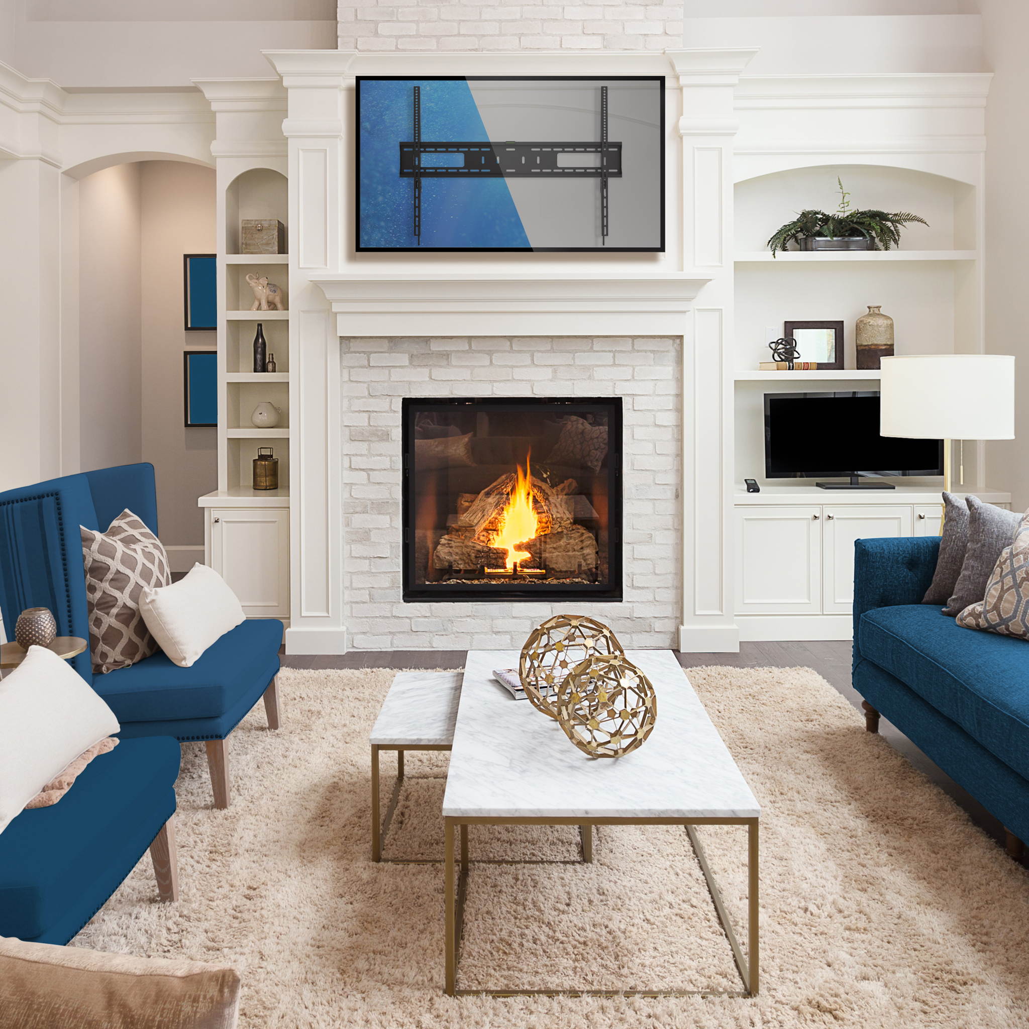 Apex by Promounts Extra Large Flat TV Wall Mount for 60-100"