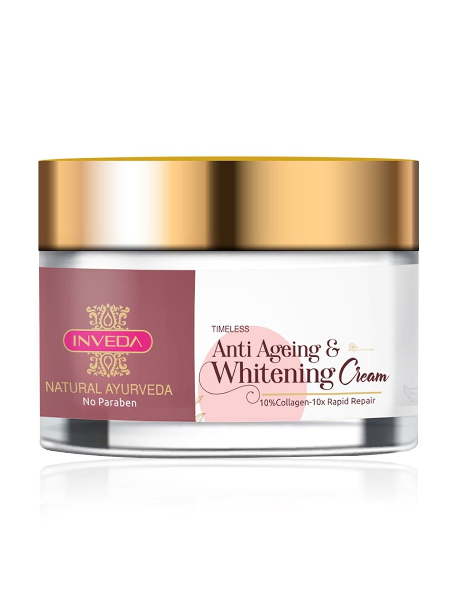 INVEDA Premium Anti-Ageing and Whitening Cream 10% Collagen 10X Rapid Repair - 50 ml