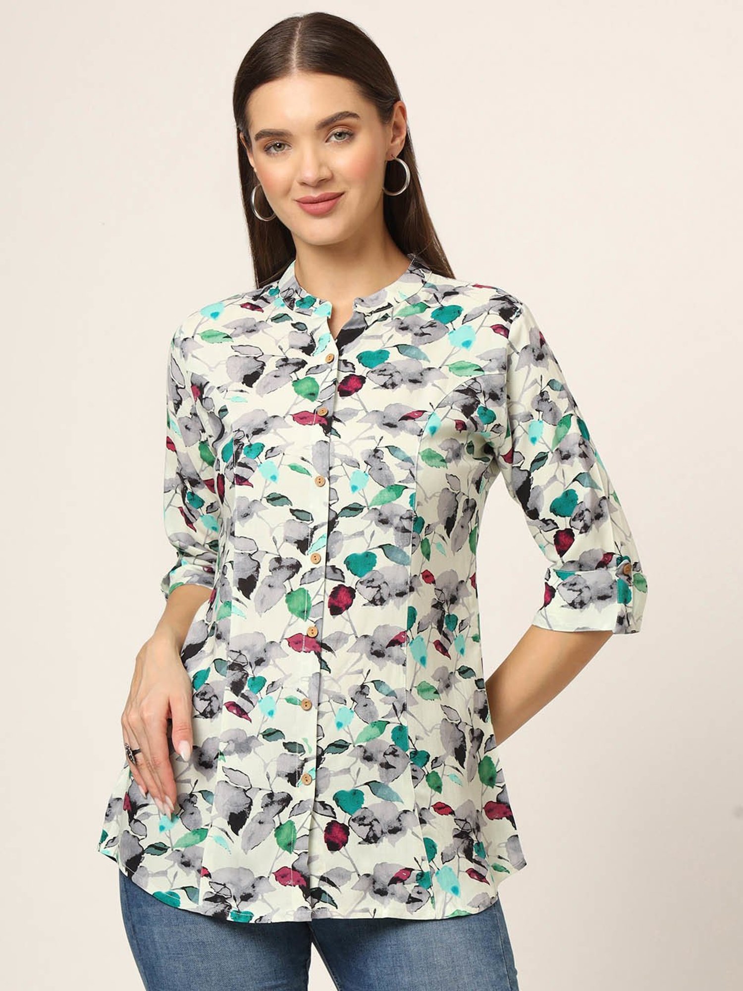 Divena Multicolor Printed Top