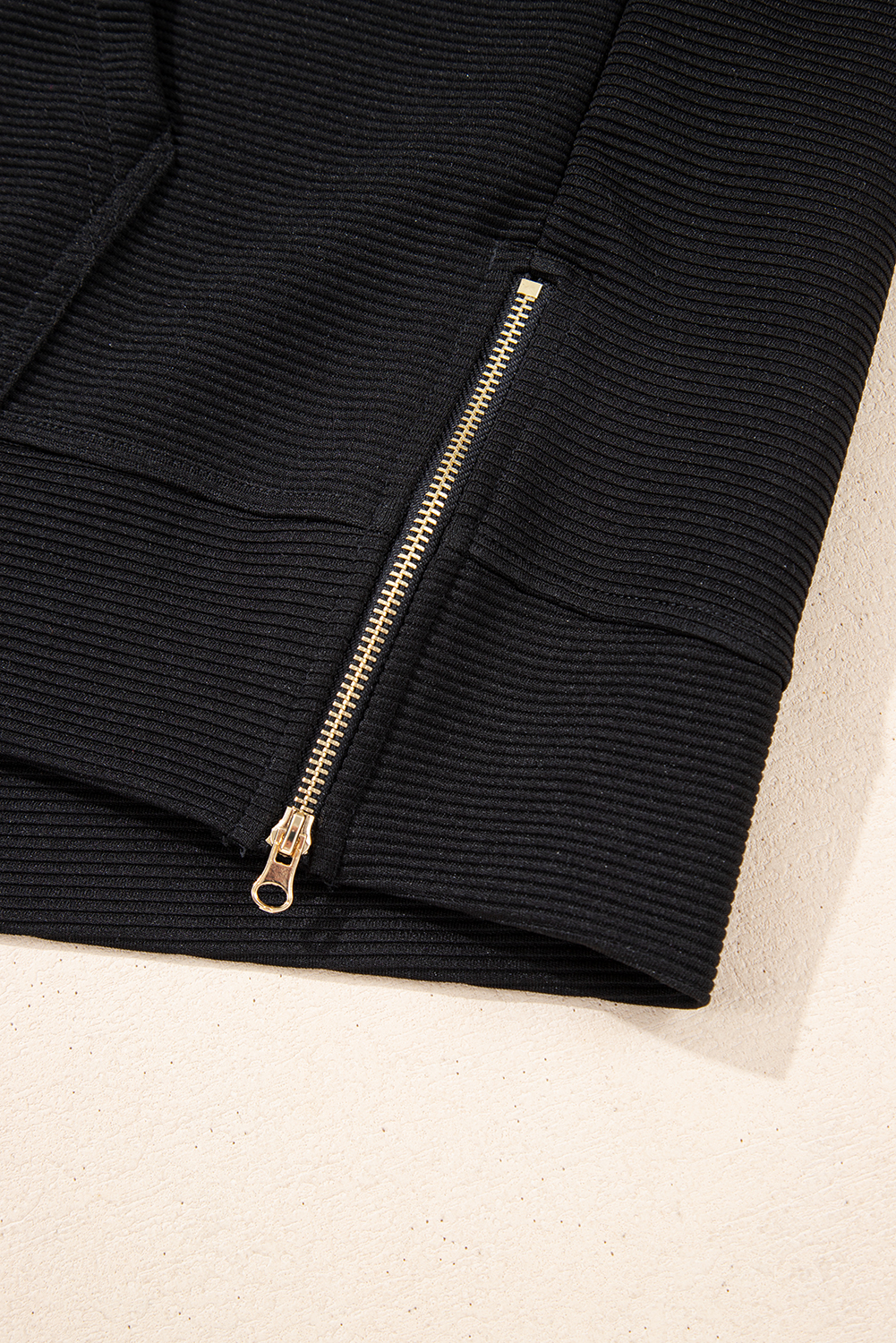 Skobeloff Textured Ruffle Split Top and Drawstring Shorts Set