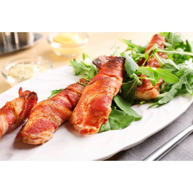 Custom Made Meals Bacon Wrapped BBQ Seasoned Chicken Grillers - 16oz