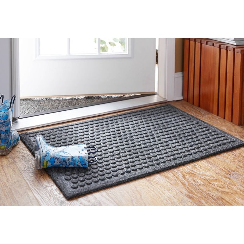 1'6"x2'6" Impressions Mat Dots Charcoal - Mohawk