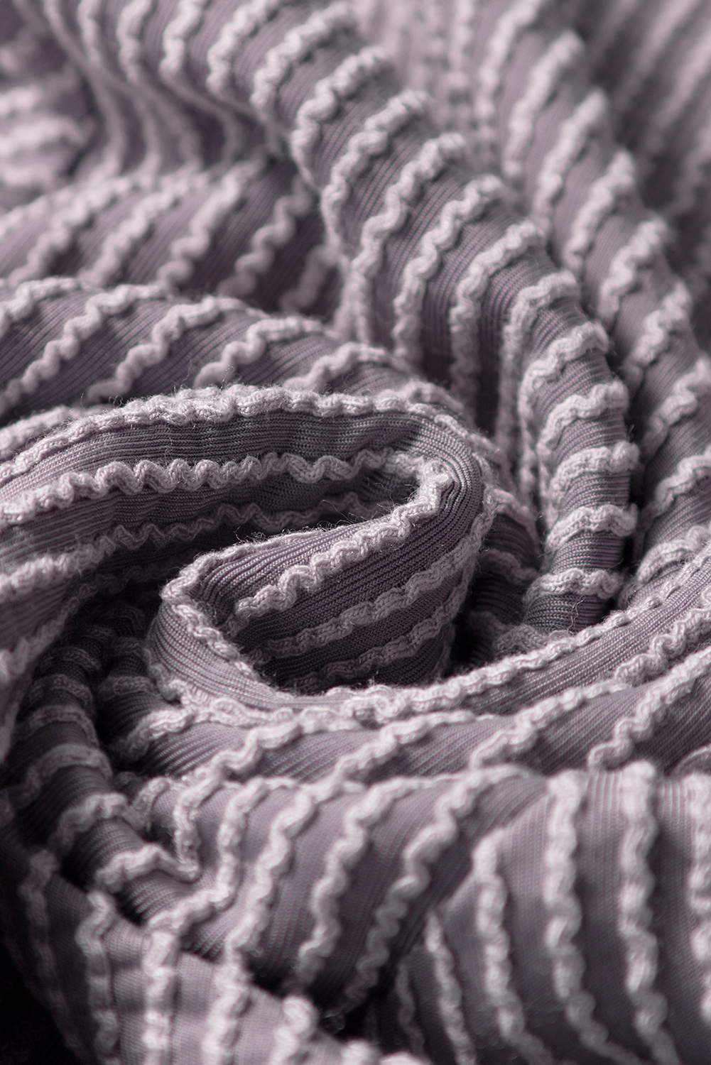 Green Solid Color Quilted Long Sleeve Top and Wide Leg Pants Set