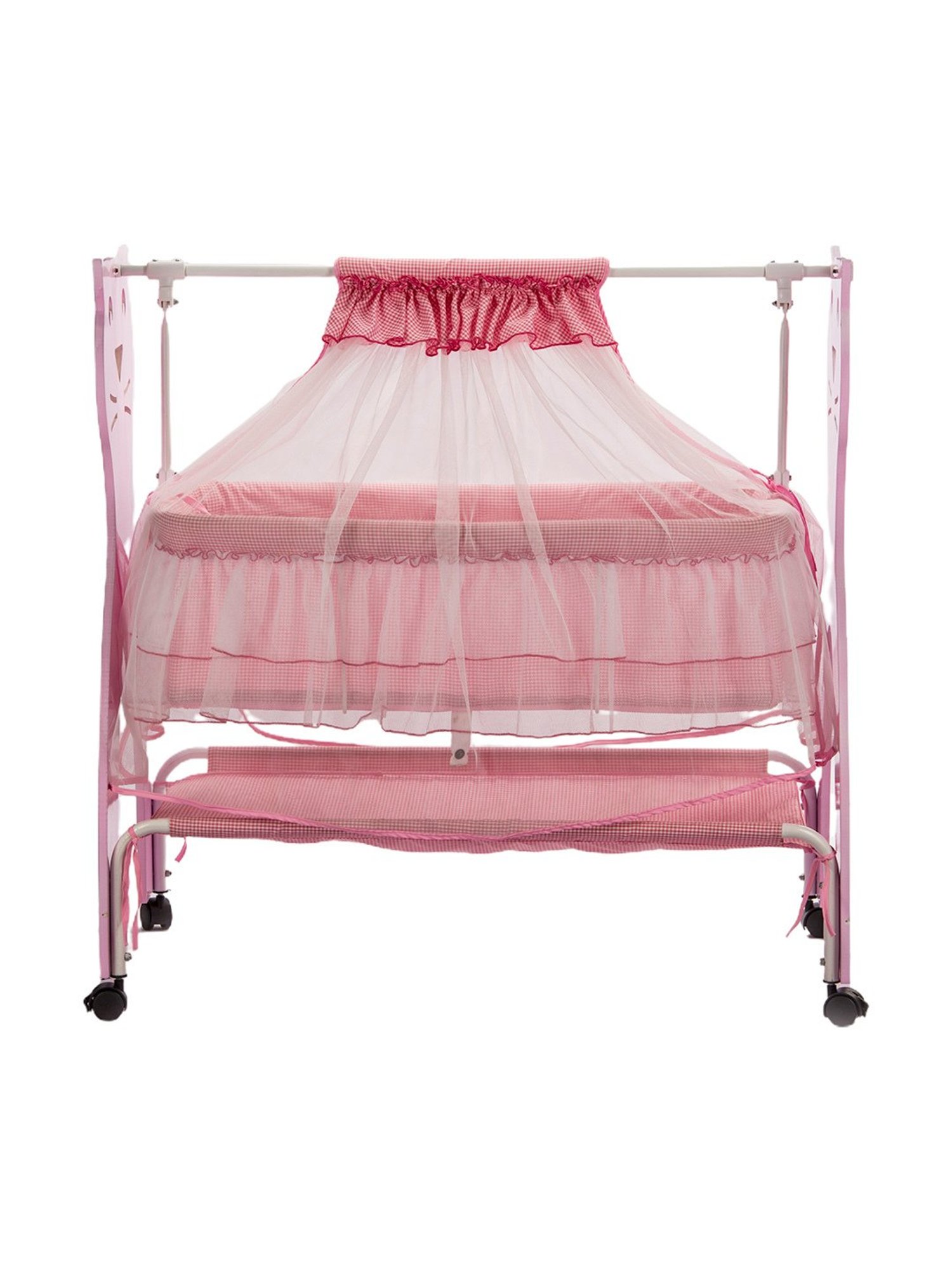 Kiddery Pink Baby Cradle
