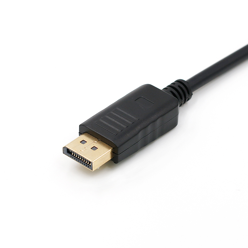 DP Display Port Male To HDMI Female Cable Converter Adapter L6A4 - Black