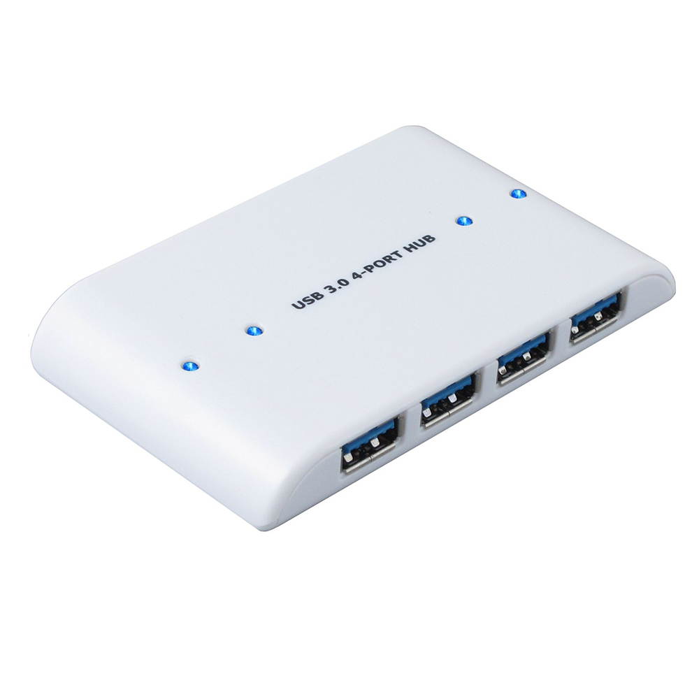 SEDNA - USB 3.0 4 Port Hub, Low Cost Portable Slim Design, Black ( SE-USB3-HUB-314-BK)