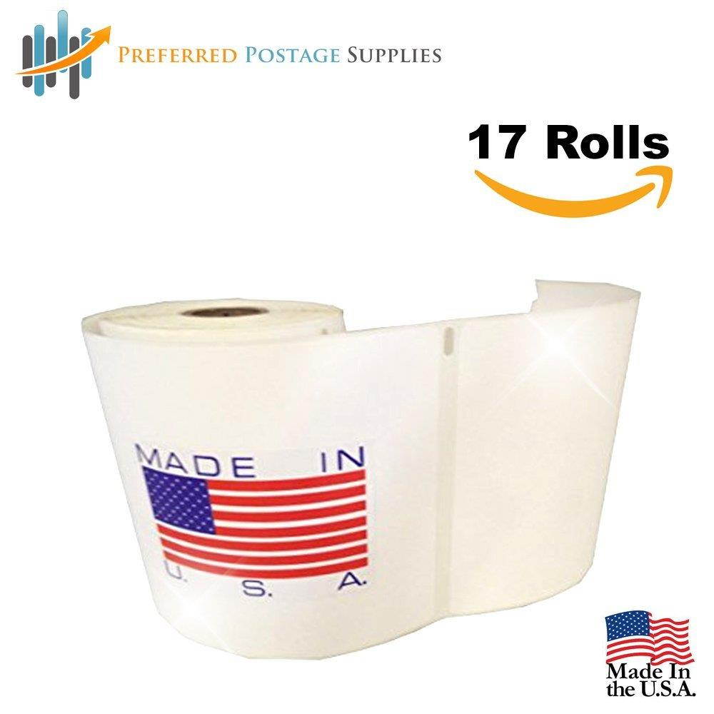 Dymo Compatible 1744907 4" x 6" 4XL Internet Postage Shipping Labels, 220 labels per roll MADE IN THE USA (17 Rolls)