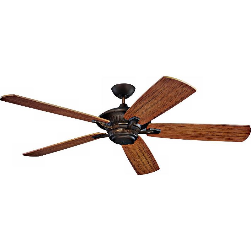 60" Monte Carlo Cyclone Pull Chain Indoor-Outdoor Ceiling Fan