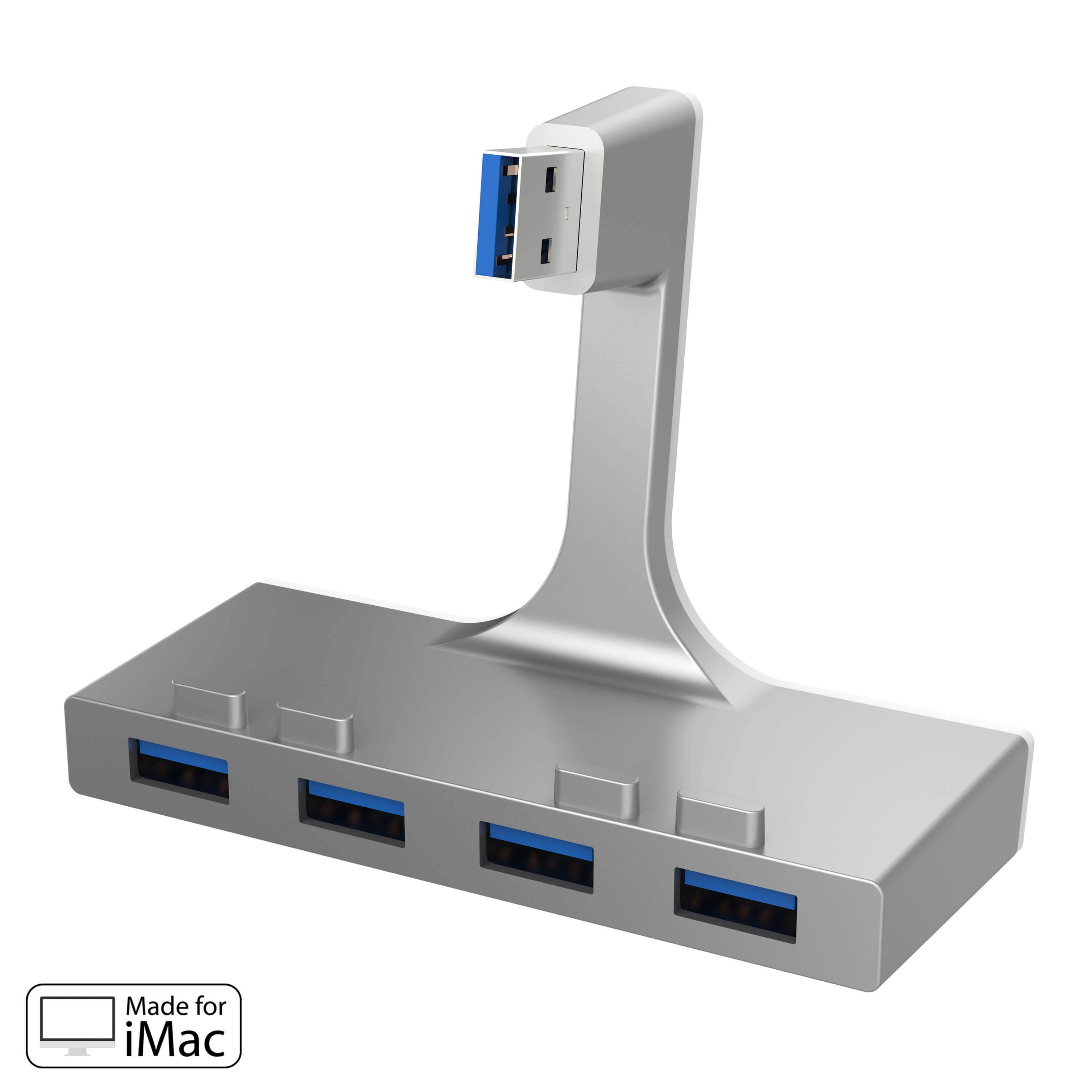 Sabrent 4-Port USB 3.0 Hub For iMac Slim Unibody (HB-IMCU)