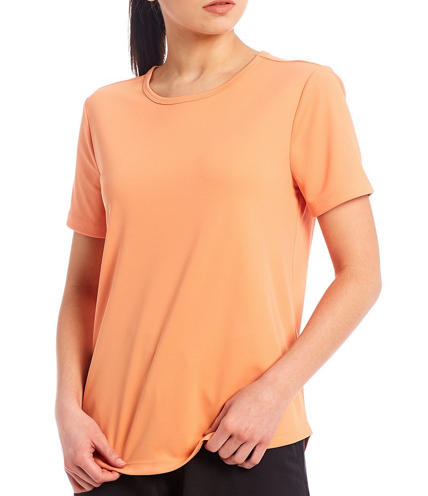 IBKUL Solid Long Sleeve Mock Neck Top