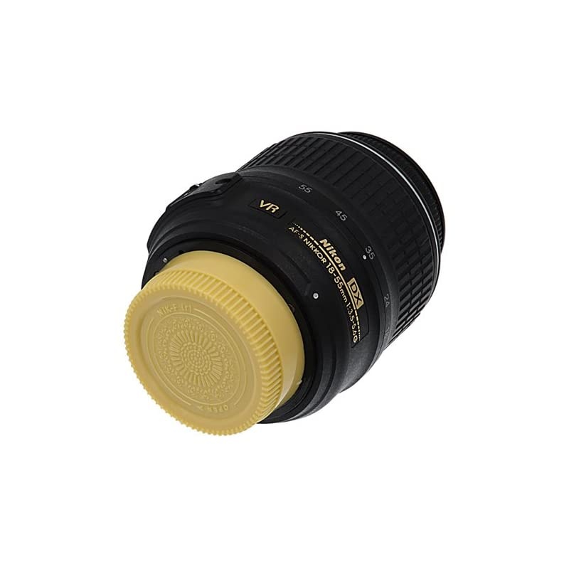 Designer Gold Rear Lens Cap Compatible with Nikon FMount Lenses NonAI AI AIS AF AFD AFS G DX FX