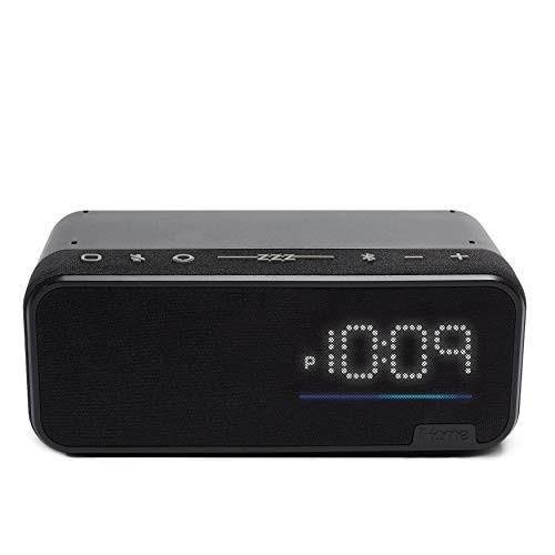 ihome bluetooth speaker home office bedside clock speaker system built in alexa wifi enabled usb charging port far field voice activation smart home control iav14