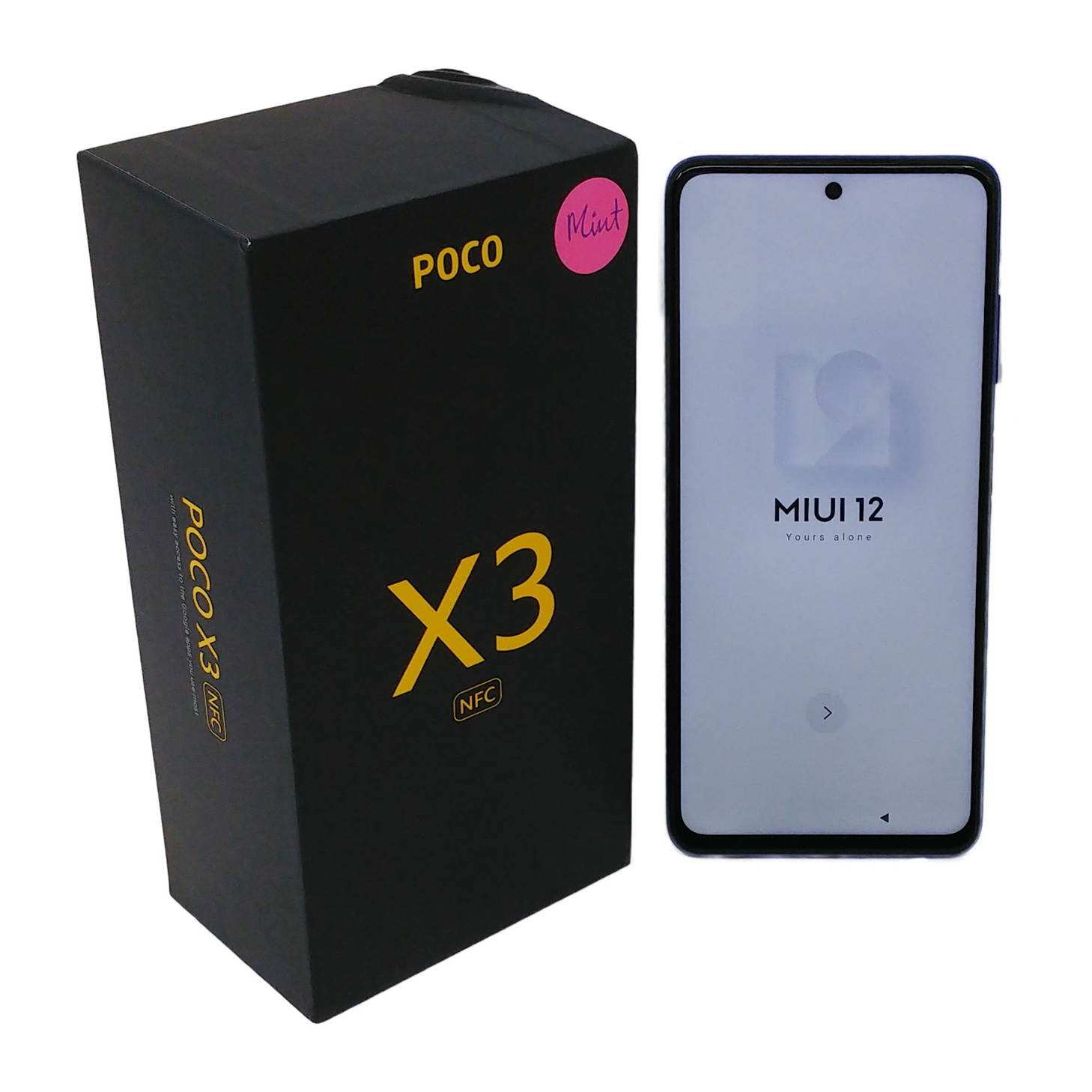 MINT Xiaomi Poco X3 128GB GSM Factory Unlocked 4G LTE 6.67 in DotDisplay 6GB RAM Quad Camera Smartphone - Cobalt Blue - International Version