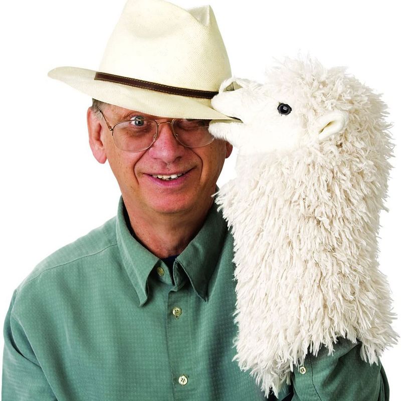Folkmanis Alpaca Stage Hand Puppet