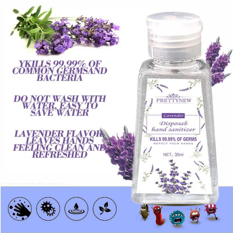 Refreshing Hand Gel Antibac Terial Gel Hand Sanitizer 70ml(Lavender)