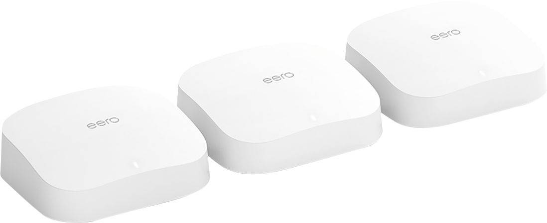 eero Pro 6 AX4200 Tri-Band Wi-Fi 6 Mesh Wifi System (3-pack) (K010311)