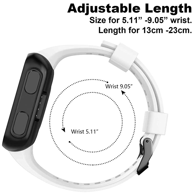 Band Compatible with Garmin Forerunner 35, Soft Silicone Replacement Watch Band Strap for Garmin Forerunner 35 Smart Watch