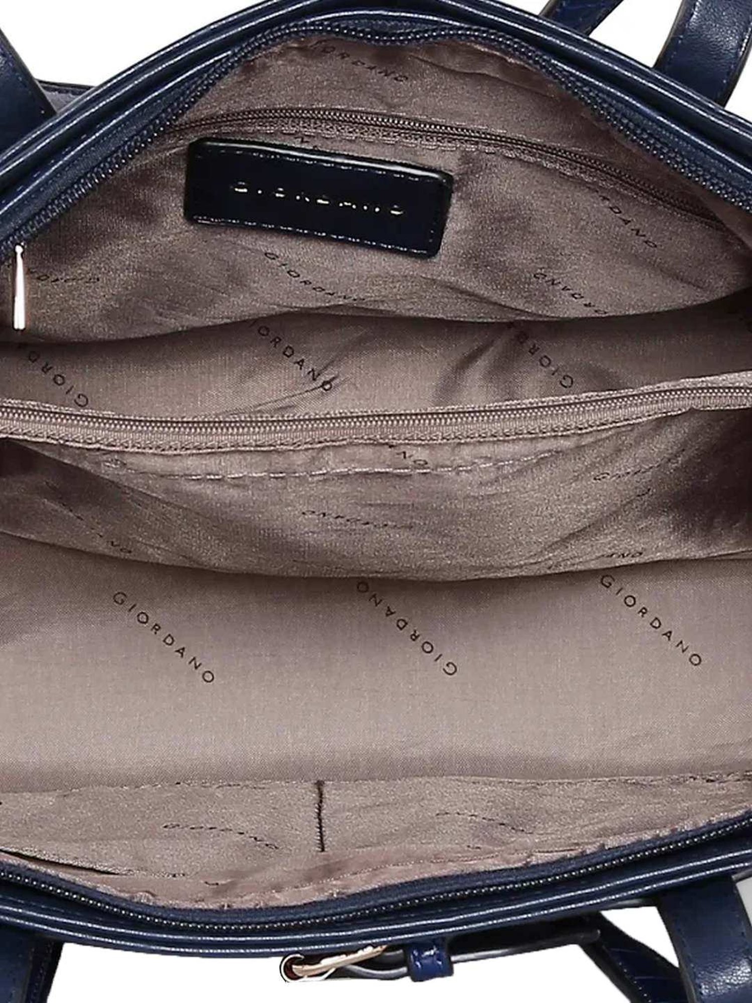 Giordano Blossoms 2020 Blue Textured Medium Shoulder Handbag