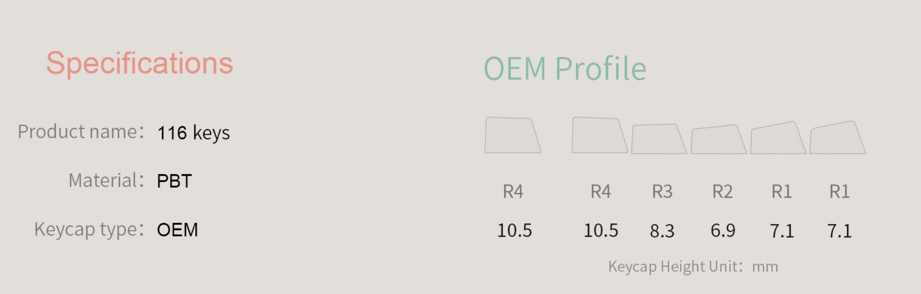 Akko Carbon Retro 158-Key ASA Profile PBT Double-Shot Full Keycap Set for Mechanical Keyboards with Collection Box