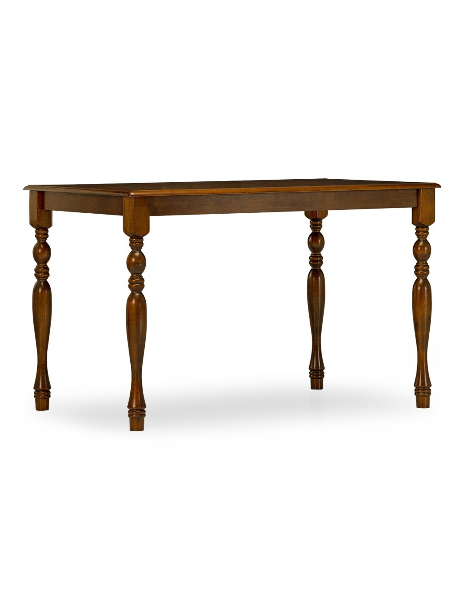 Durian Franceska Brown & Beige Solid Wood 4 Seater Dining Table Set