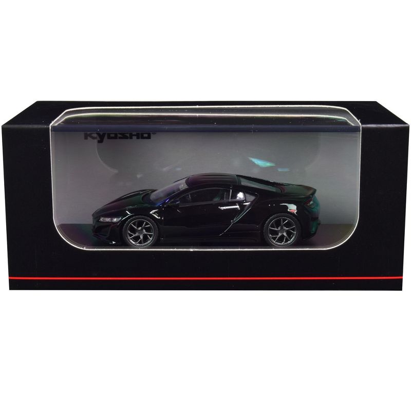 Honda NSX RHD (Right Hand Drive) Black 1/64 Diecast Model Car by Kyosho