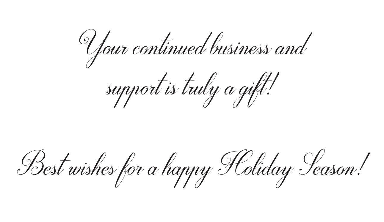 Holiday Greeting Cards - The Present - TP100. Business Greeting Card Featuring an Image of a Present with a Big Gold Bow. Box Set has 25 Greeting Cards and 26 Holiday Red Colored Envelopes.