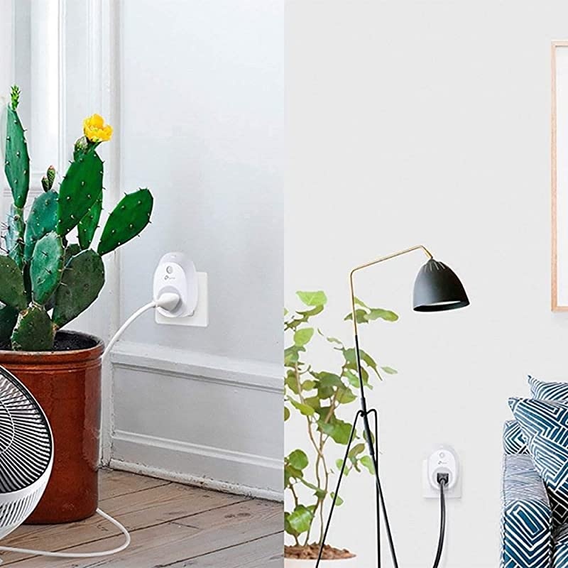 HS100 KIT) Plug by TP-Link, Smart Home Wi-Fi Outlet Works with Alexa, Echo, Google Home & IFTTT, No Hub Required, Remote Control, 15 Amp, UL Certified, 2-Pack ( Packaging May Vary )